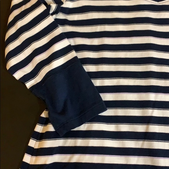 🛍 Columbia Navy/White Stripped Blouse 💙 - Picture 3 of 8